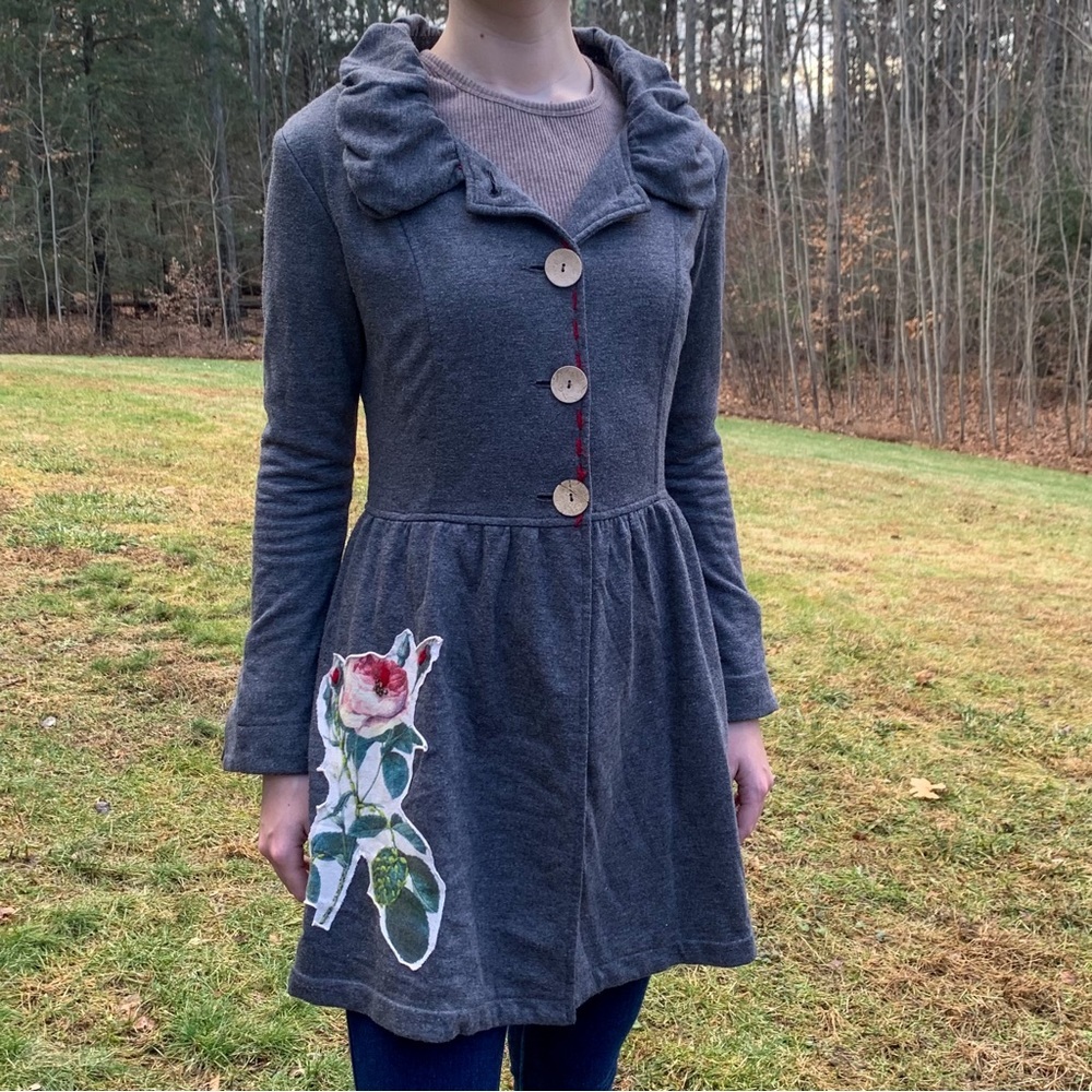 Anthropologie NICK & MO floral vintage feel jacket, S. - Picture 11 of 13